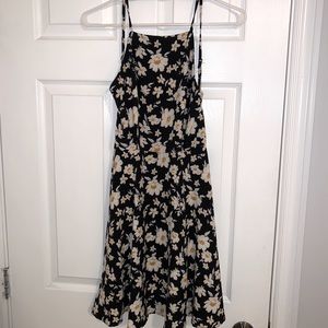Floral Dress with Low Back